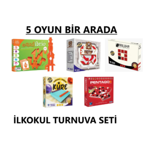 Tazof İlkokul Turnuva Seti 5 Oyun Bir Arada